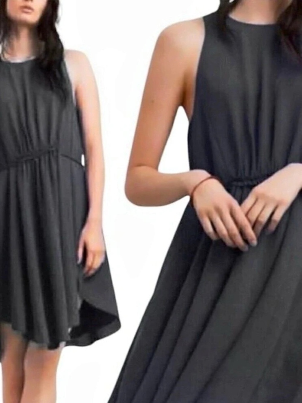 Wilfred Black Cinched Dress Size Medium